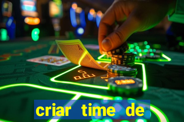 criar time de futebol simulador